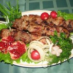 Шашлык из свинины в гранатовом соке