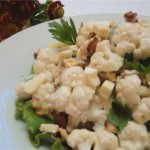 Цветная капуста с орехами