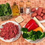 Суп с фрикадельками и шпинатом