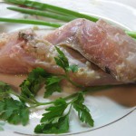 Маринованная рыба на пару