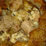 Дыня с курицей